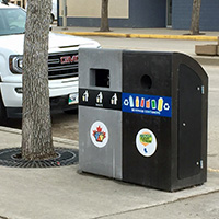 Barkman Concrete - waste and recycling containers for the City of Winkler Manitoba