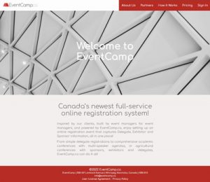 EventCamp.ca home page