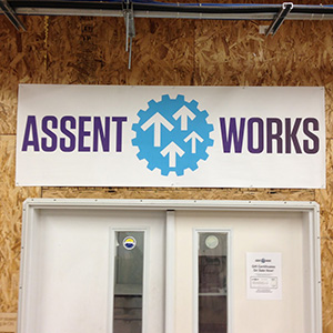 October 2011 - Assentworks New Logo Launched (made by CircleDesign Inc)
