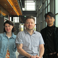 The Carbon Block Team (From Left to Right) - Bernal D. Santos (UX/UI Designer), Olivia Ulrich (Environmental Marketing Specialist), and Justin Phillips (Vice President and Co-Founder)
